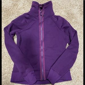 Lululemon zip up fleece size 4 purple